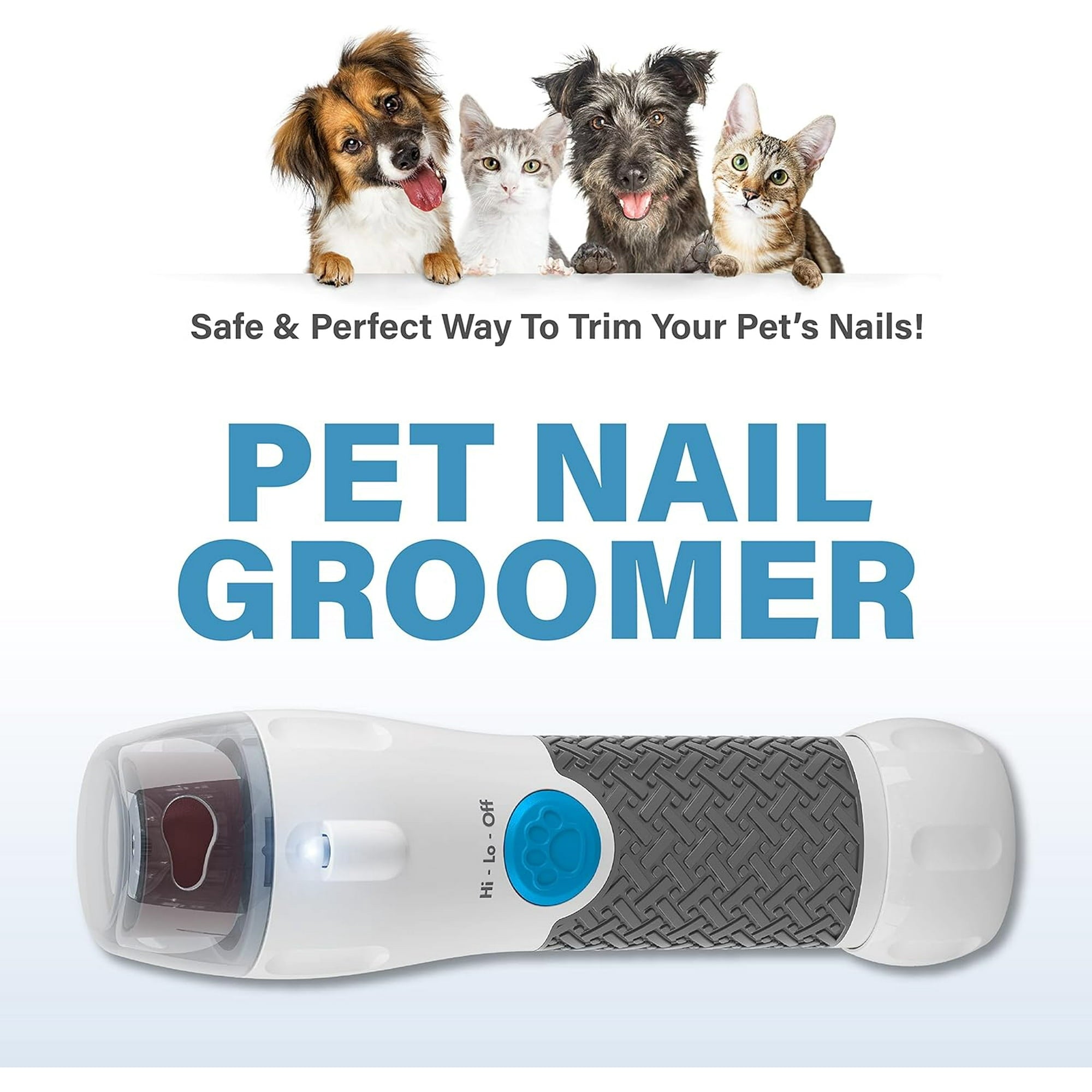 Bell + Howell Paw Perfect Pet Nail Rotating File Bell + Howell Paw Perfect Pet Nail Rotating File